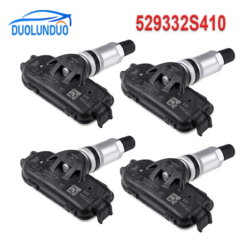 Novo duolunuo alta qualidade 433mhz 52933-2s410 529332s410 sensor de pressão dos pneus para kia sportage para hyundai ix35 elantra equus