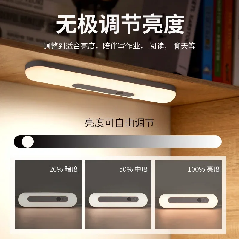 Xiaomi Motion Sensor Led Light USB Rechargeable Wardrobe Lamp Sensor Under Cabinet Indoor Toilet Bedroom Kitchen Night light