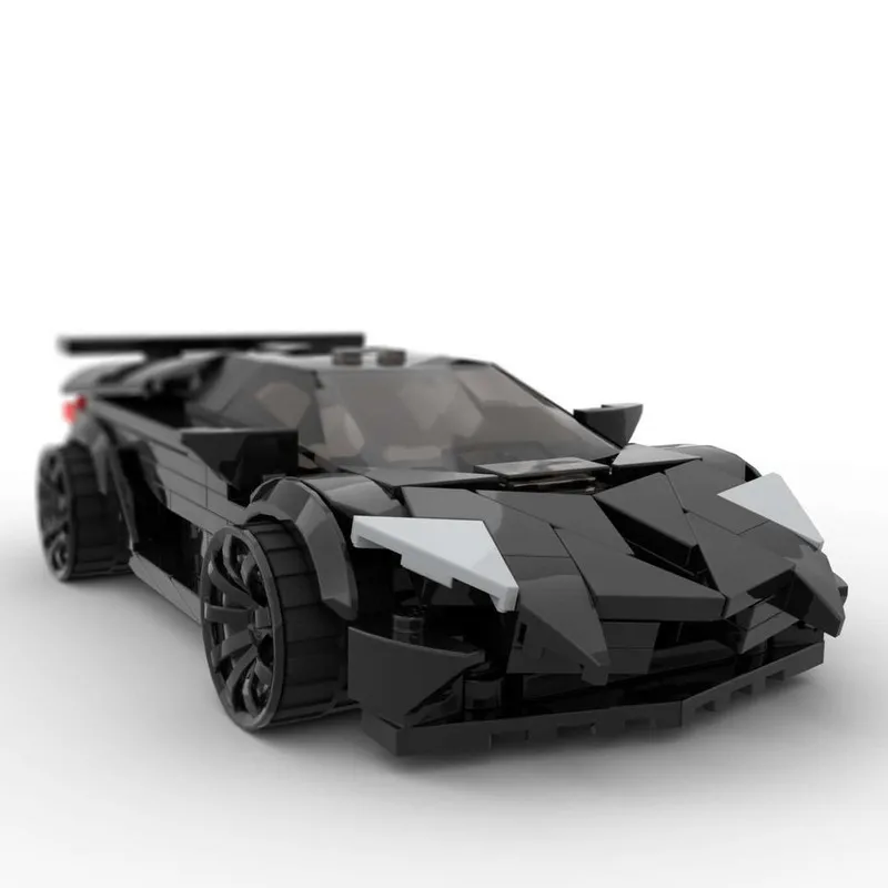 

Building Block Car Model 273 Parts City Speed Champion Black Classic Racing Toy For Boys Christmas Gift