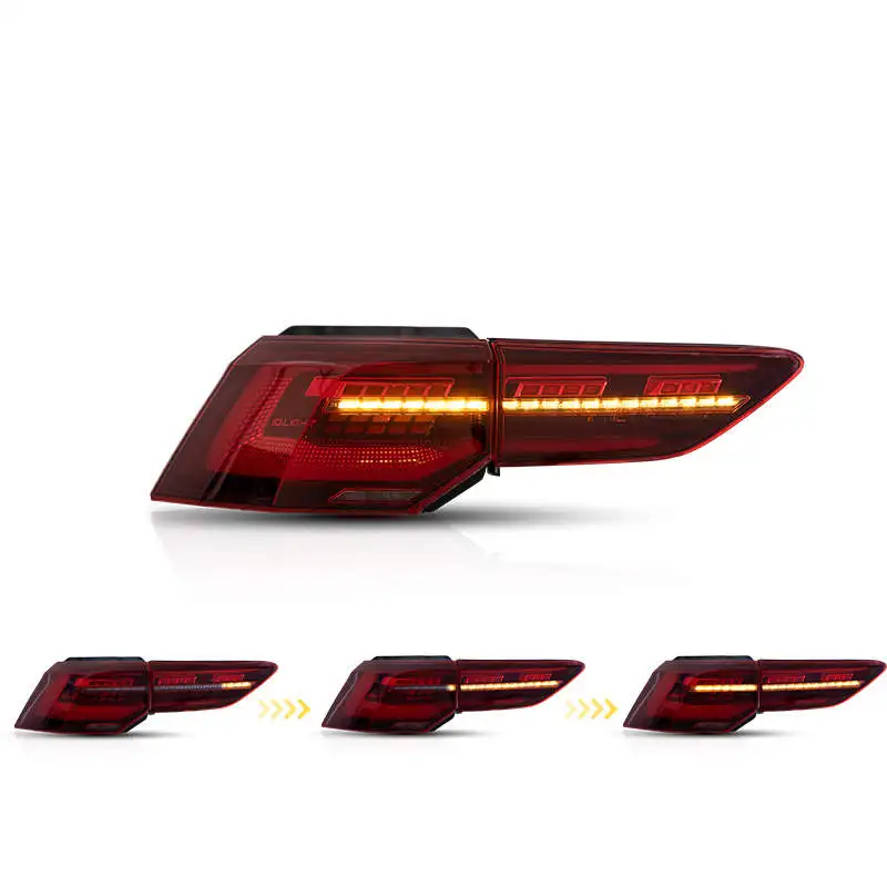 

LED Taillight Assembly Dynamic Streamer Turn Signal For Volkswagen GOLF MK8 2020-UP Brake Reverse Parking Running Tail Lamp