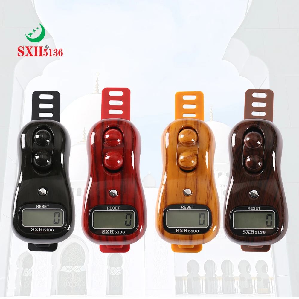 SXH5136 Model 3001 Battery Replaceable Electronic Rosary Hand Tally Counter Muslim Prayer Mini Ring Digtial Tasbih