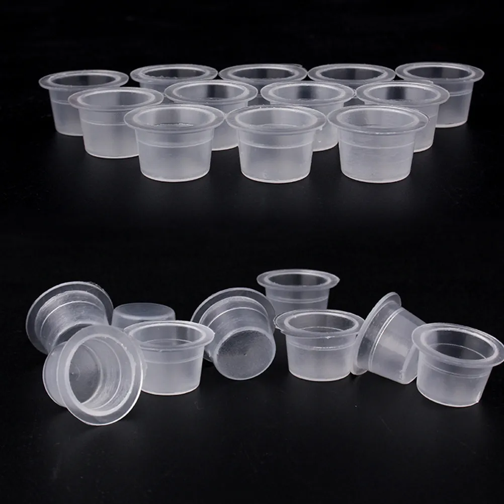 500Pcs Pigment Cups Container Makeup Kit Sterile Disposable Artists Eyebrow Eyelash Extension Kits Supplies