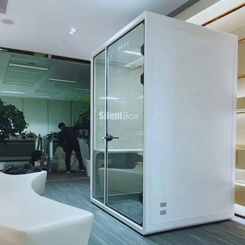 Soundproof Kiosk Movable Multi-player Silent Speaker Office Pod Backyard Workspace Loud Acoustic Prefabricated Office Pod