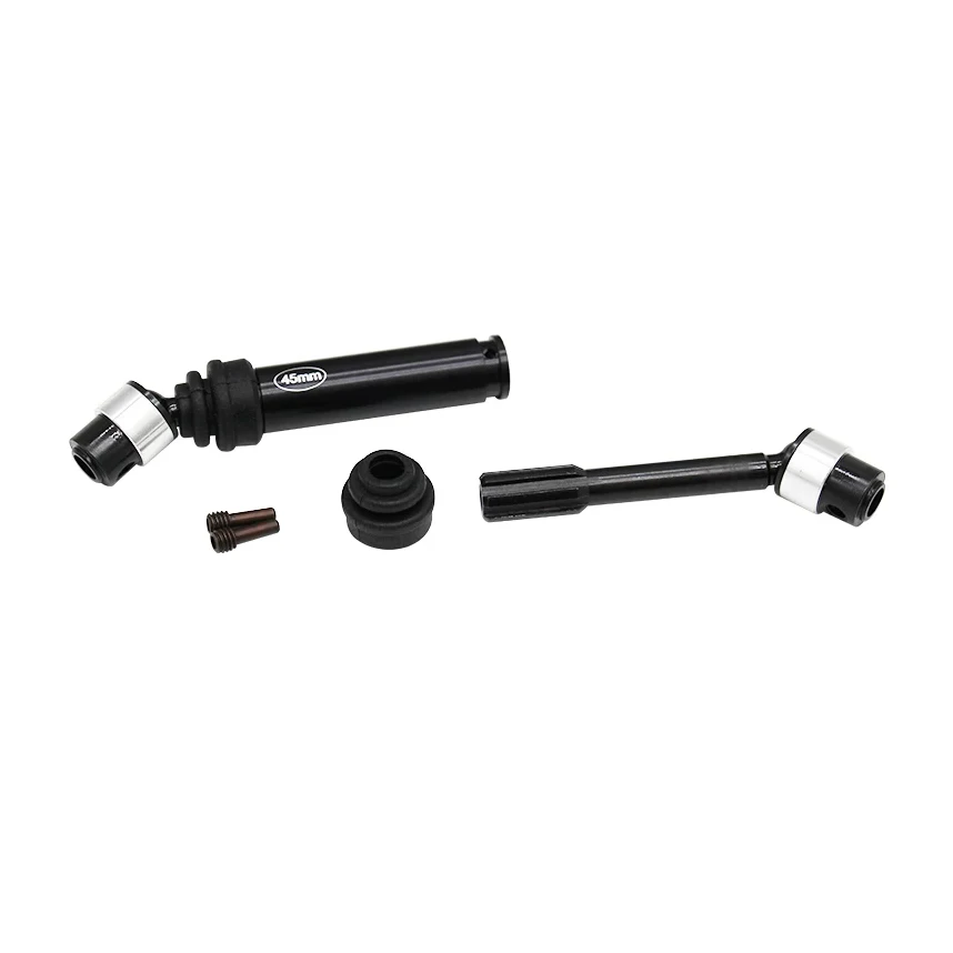 Hot Racing CVD105T20 Steel/Alum CV Spline Drive Shaft 105-125mm Rep Plastic for 1/10 Axial SCX10 II RTR/RR10 Bomber Front