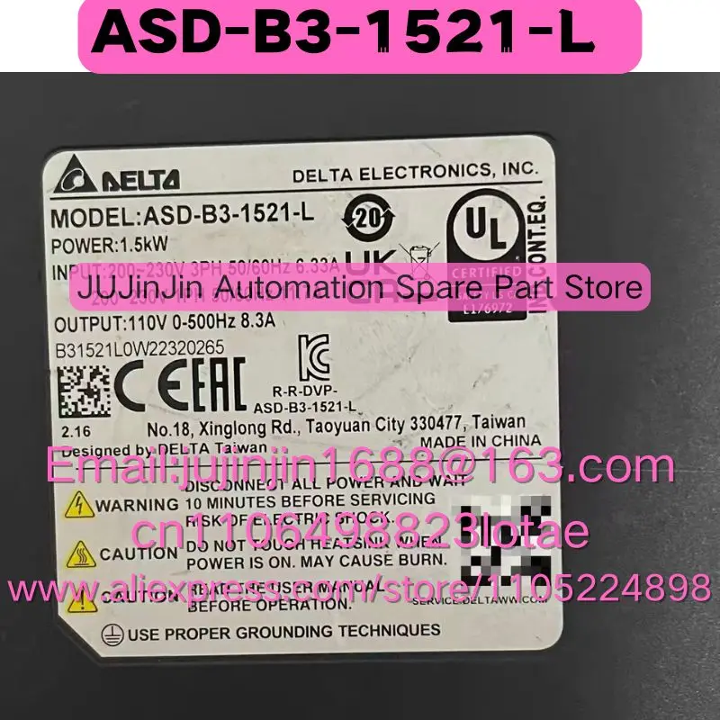 ASD-B3-1521-L  Used In Good Working Condition Quick Shipment