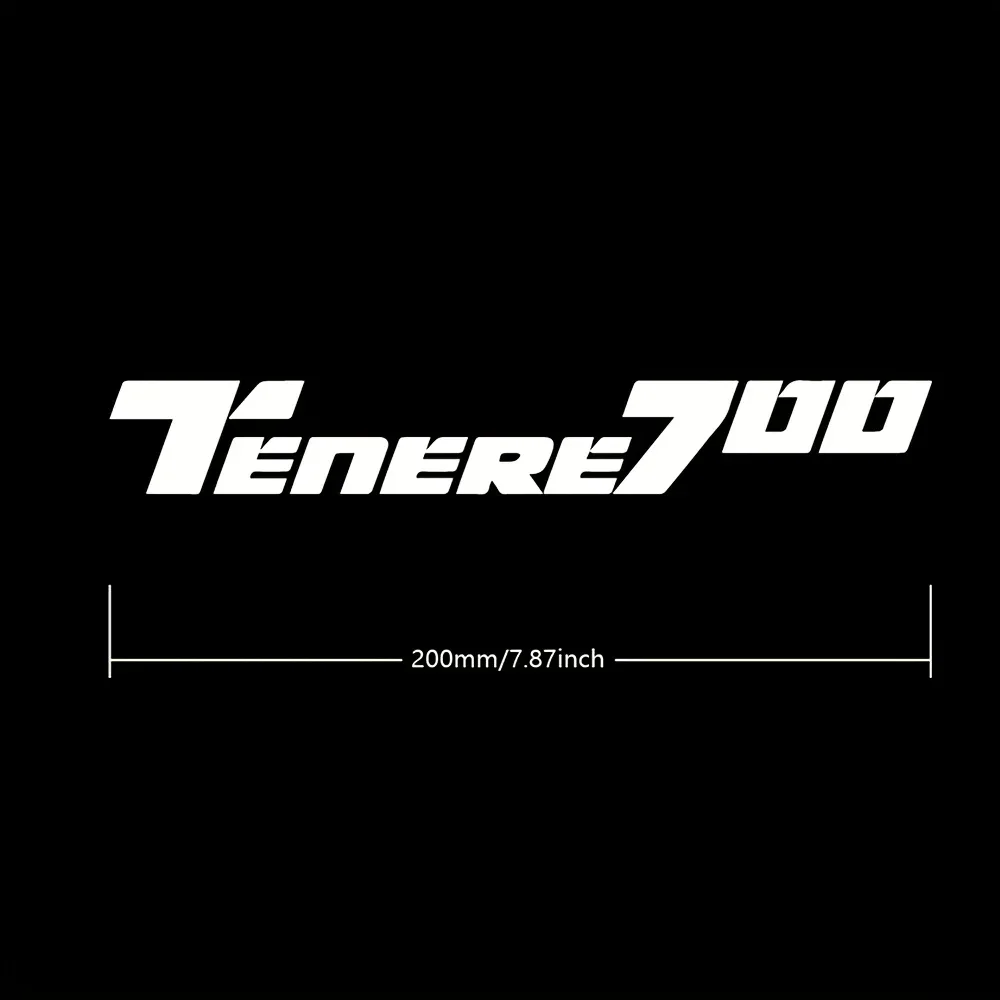 2 шт./компл. светоотражающая наклейка с логотипом Tenere 700 для украшения стайлинга мотоцикла, бренд и безопасность-аксессуар для тематической наклейки