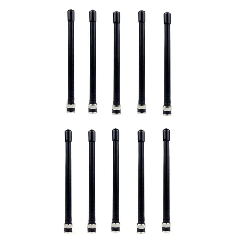 

Lot 10pcs VHF 136-174mhz BNC Rubber Antenna for ICOM IC-V80 IC-V82 IC-V8 IC-V85 IC V8 V80 VX200 VX500 for KENWOOD TK208 Radio