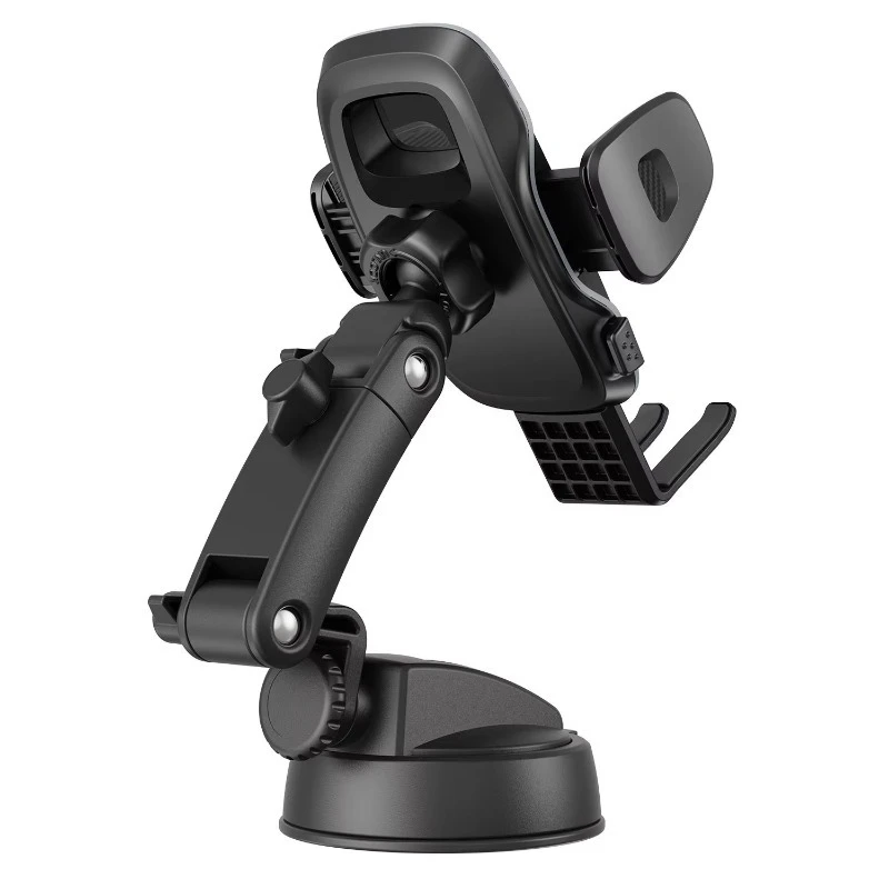 Car/desktop phone stand, enhanced, 360-degree rotation, 180-degree adjustable