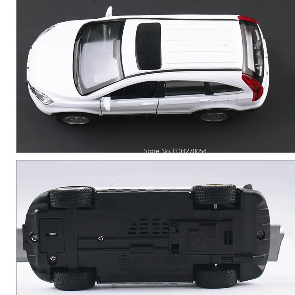 1/32 Honda Crv Spielzeug Auto Modell Legierung Druckguss Metall Simulation Sammlung Fahrzeuge mit Ton Licht zurückziehen Jungen Spielzeug Kinder