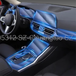 TPU protective film For BMW G20 G21 Series 3 Car 2019-2022 Car GPS navigation instrument LCD screen Anti-scratch Accessories