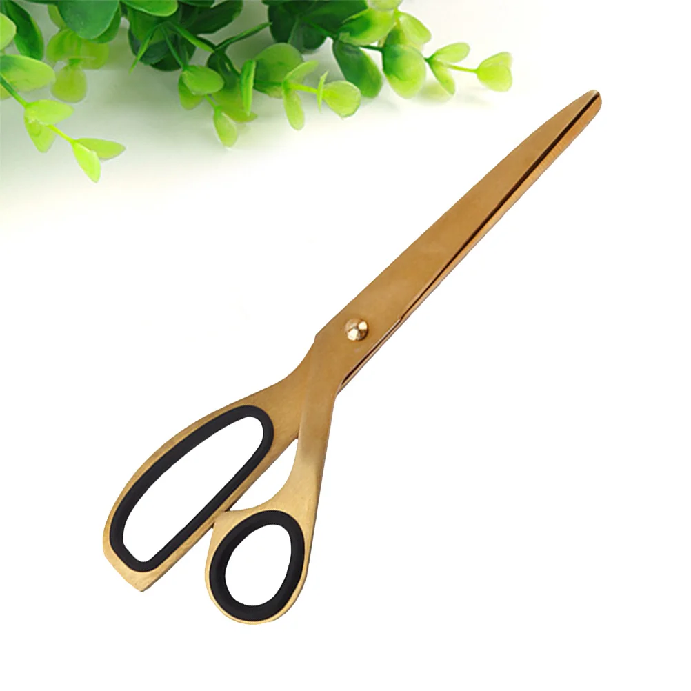 Stainless Steel Scissors Golden Color Modern Design Sharp Craft Scissors for Home Office School Crafts Supplies