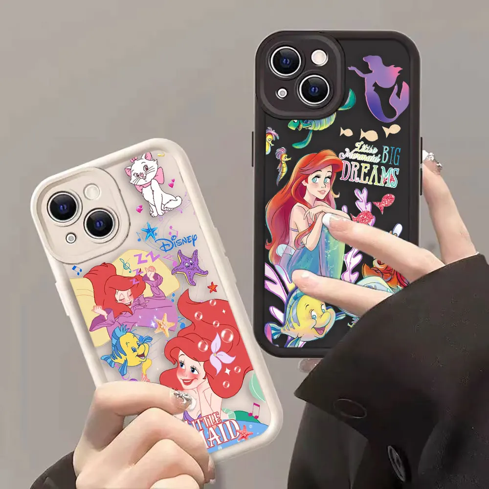 Disney The Little Mermaid Princess Ariel Phone Case Cover For HUAWEI MATE 40 30 20 P50 P40 P30 P20 PRO