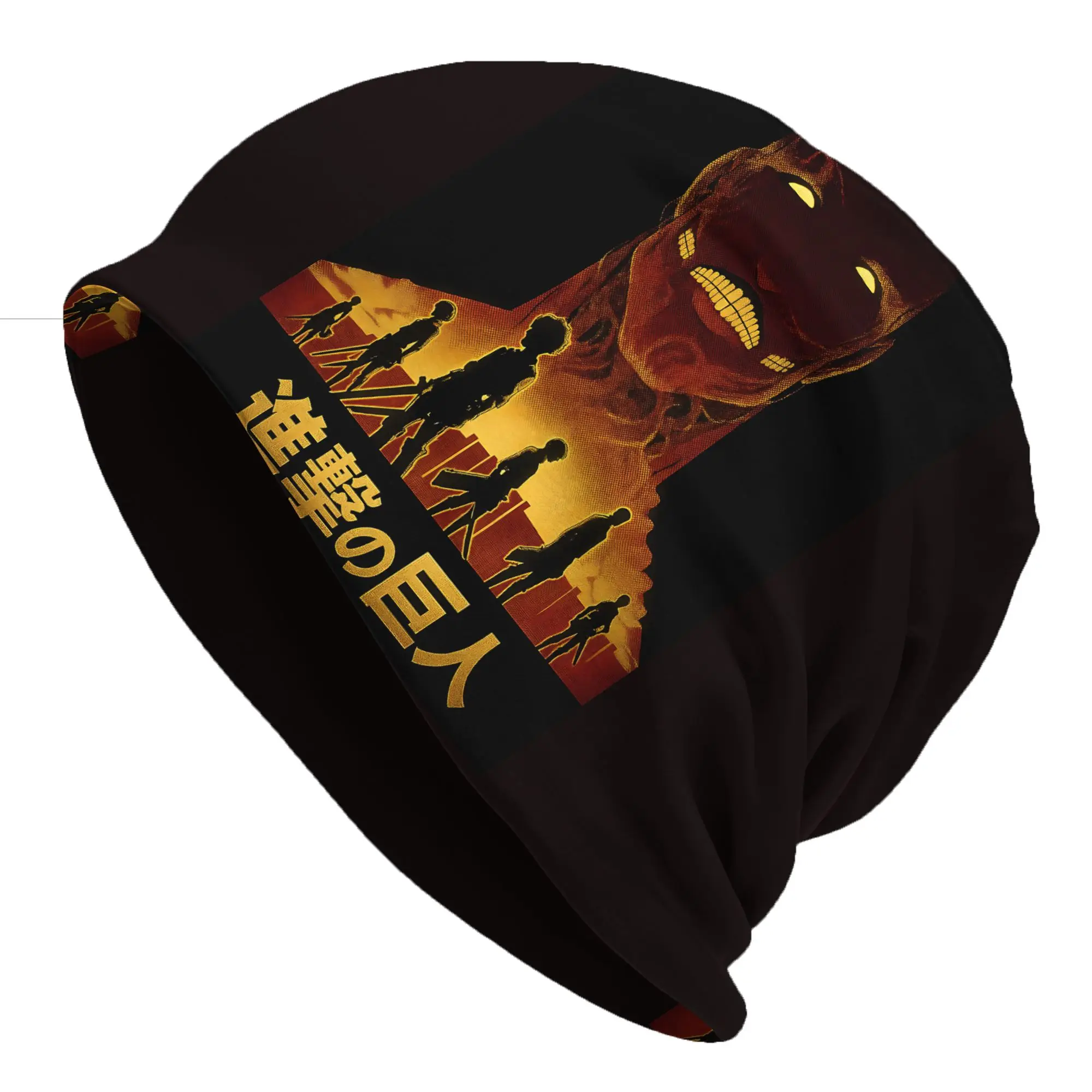 Autumn Styles Bonnet  Men Women's Thin Hat Attack On Titans Anime Fall Cap Design Skullies Beanies Caps