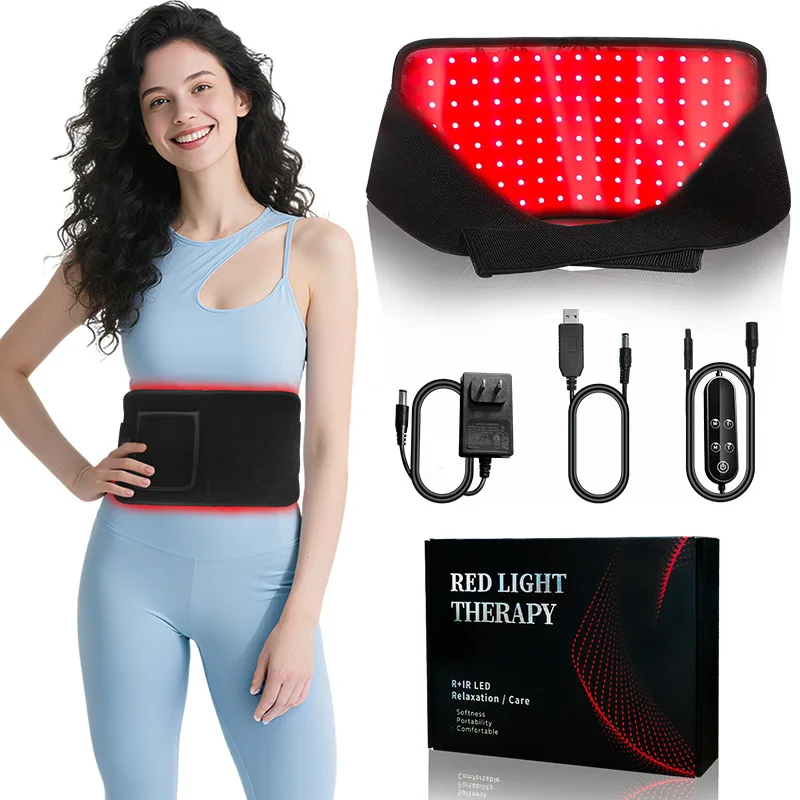 

120 LED Infrared Belt 660nm 850nm Muscle Relaxation Device Red Light Belt