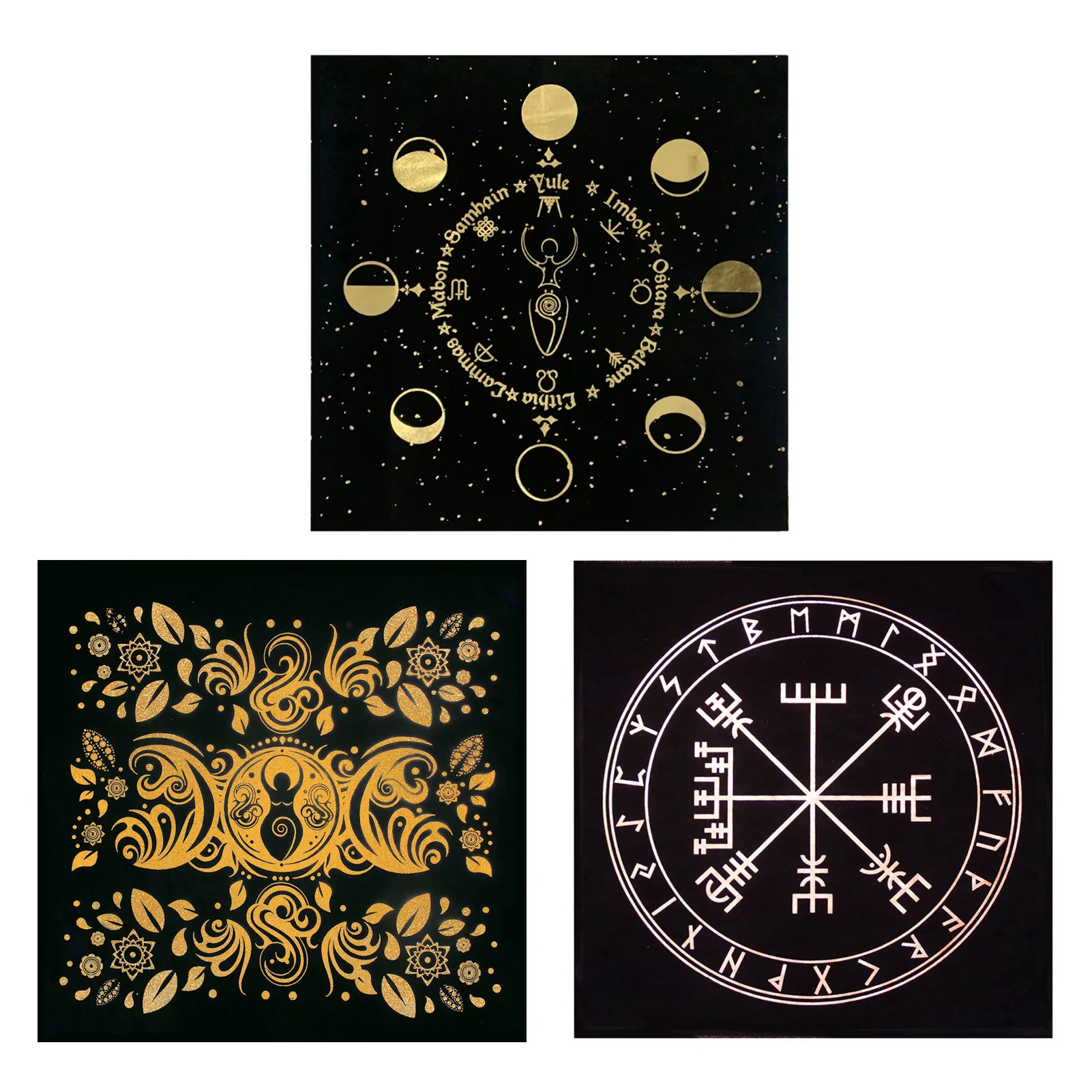 Astrolabe Tarot Tablecloth Leather Tarot Bag Witchcraft Supplies For Altar Popular Angelarium Oracle Card Astrology Divination