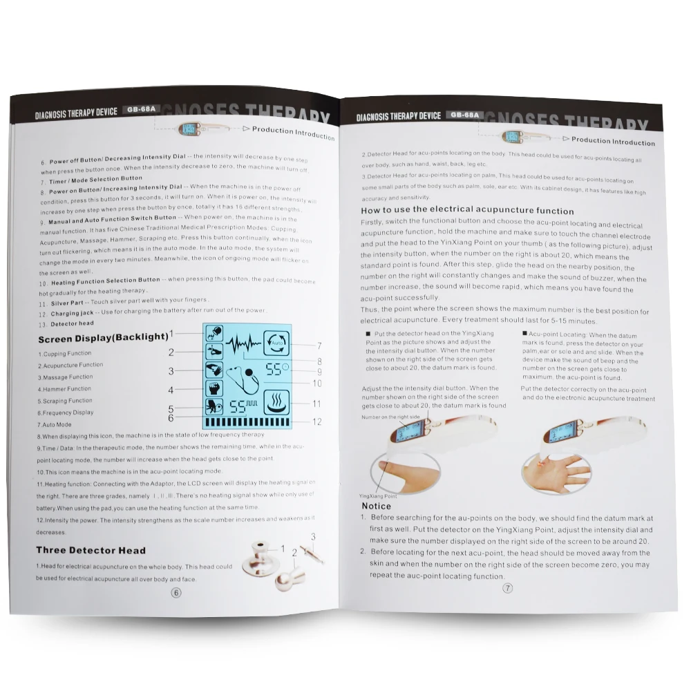 Digital Low Frequency Therapy Acupuncture Product Therapeutic Apparatus Muscle Stimulator Tens Massager
