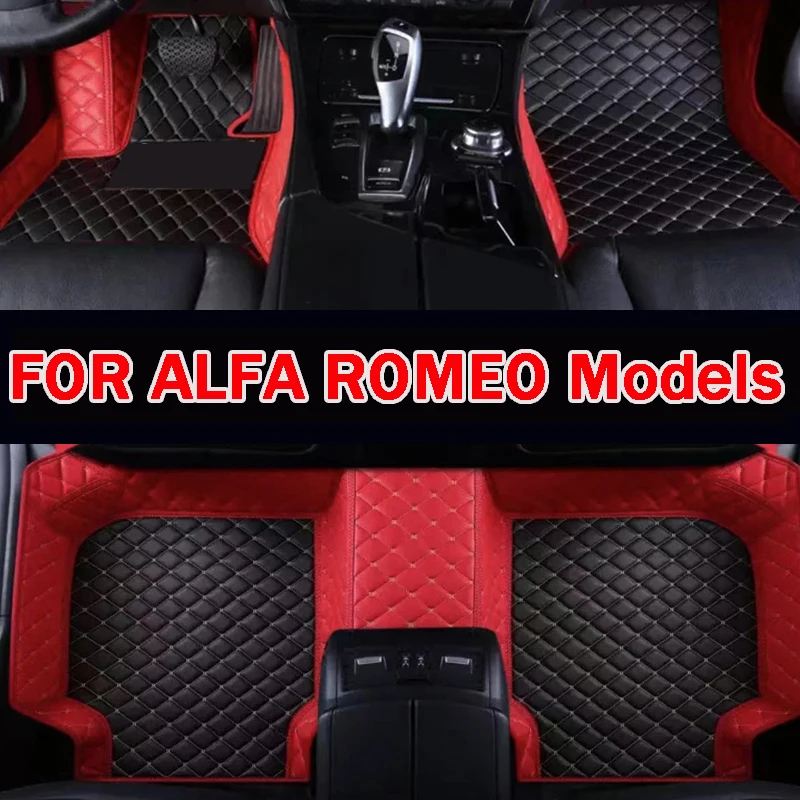 

Автомобильный коврик для ALFA ROMEO Giulia Mito Stelvio GT Giulietta 4C 159 Spider 916 GTV Brera 166 147 Spider CarAccessories