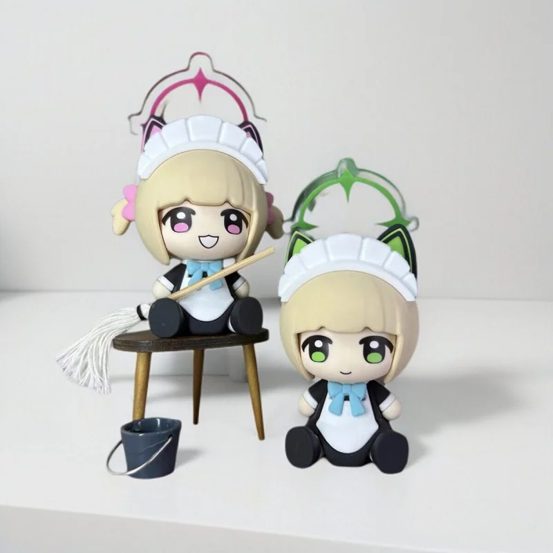 Blue Archive Chibi PVC Figures Momoi Midori Alice Yuzu Asuma Toki Game Development Department Desktop Decor For Anime Game Fans