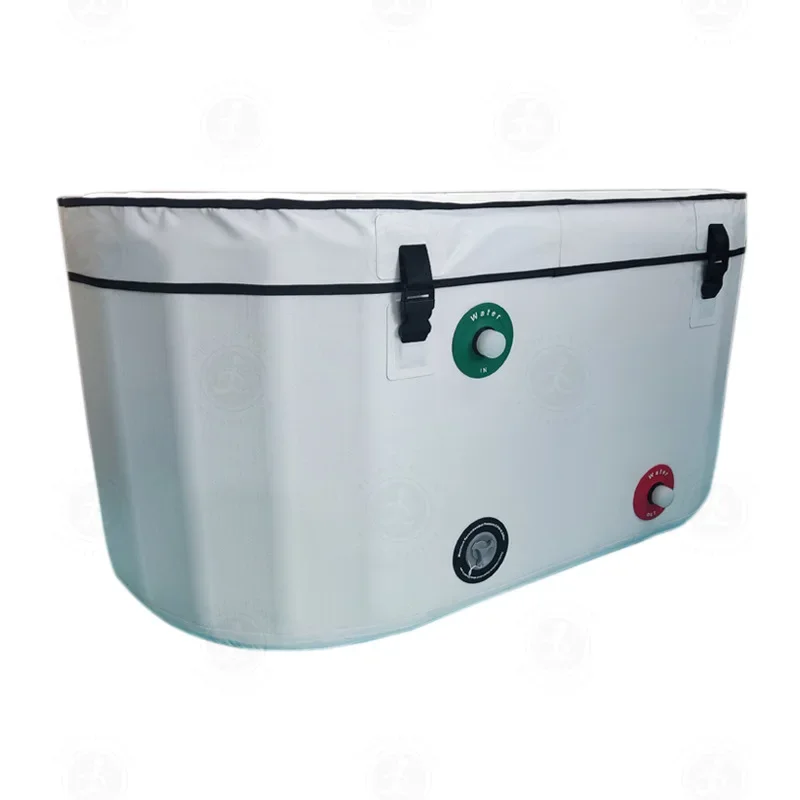 Large inflatable ice bath bucket for household leisure, outdoor fitness, and exercise to relieve fatigue. Inflatable bath bucket