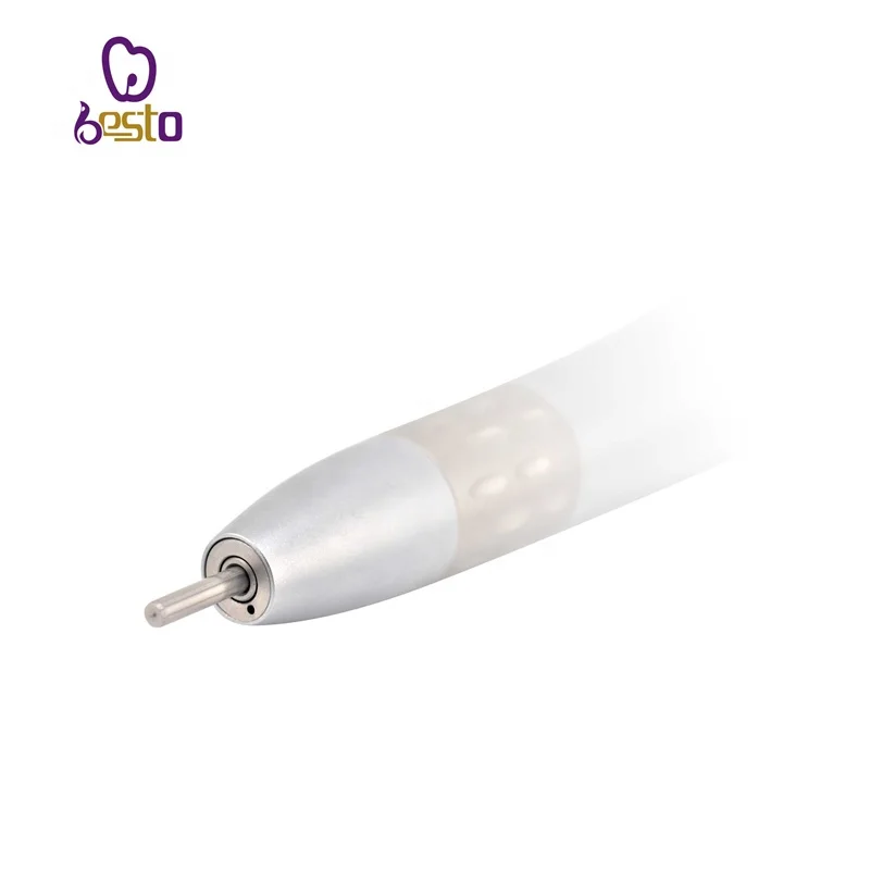 den tal 1:1 Internal Spray Straight Handpiece Stainless Steel Low Speed Contra Angle E-Type Connector with Anti-slip Design