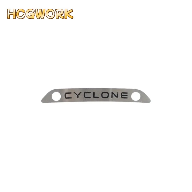 seat cushion label aluminum material for Zongshen Cyclone RA600 SR600-3