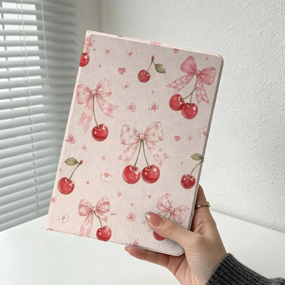 Cartoon Floral Patchwork Bow Cover For Xiaomi Redmi Mi Pad 8 7 6 5 4 2 SE K Pro Max Ultra Poco Pad Soft Inch Tablet Case