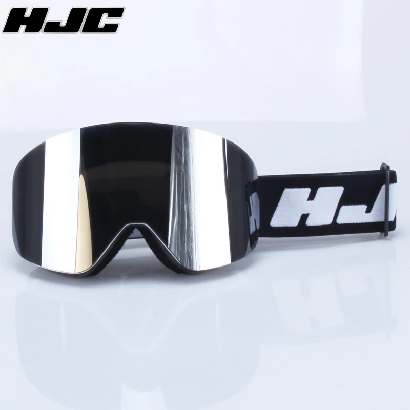 HJC Ski Goggles with Magnetic Double Layer Lens Magnet Skiing Anti-fog Snowboard Goggles Men Women Ski Glasses Eyewear more lens