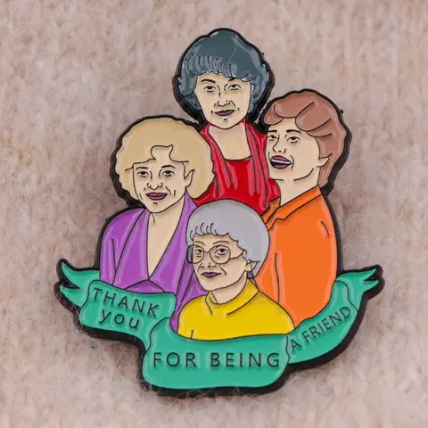 Golden Girls Emaljnål Filmkaraktärsnål Metall Kavajbroscher För Ryggsäck Kläder Hatt Badge Smycken Accessoarer Vänpresenter 8 best sales funko matilda - №4