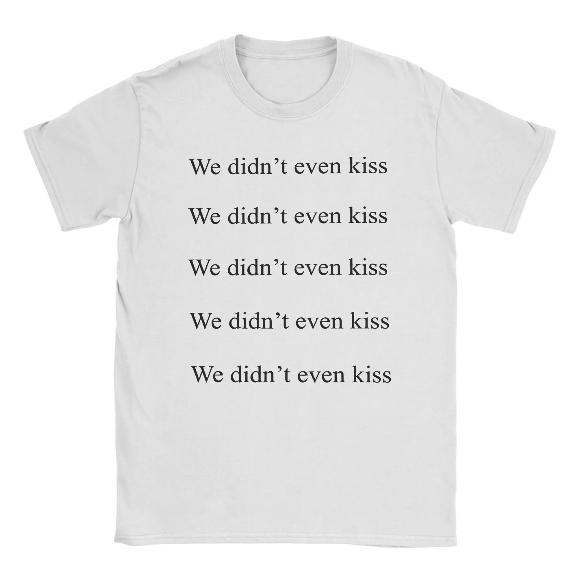 Heated Rivalry We Didn't Even Kiss  T-Shirt Men  Vintage T Shirts Beach Comfortable Hip Hop Tees Wholesale Oversized Clothes