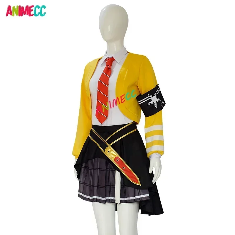 ANIMECC Project Sekai Colorful Stage Tenma Saki Cosplay Costume Wig Anime Role Playing Halloween Carnival Uniform for Women