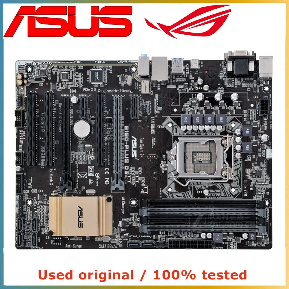 

For ASUS B150-PLUS D3 Motherboard LGA 1151 DDR3 32G For Intel B150 Desktop Mainboard SATA III PCI-E 3.0 X16