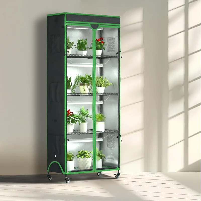 Movable plant growth shed thermal insulation tent garden indoor household thermal greenhouse greenhouse
