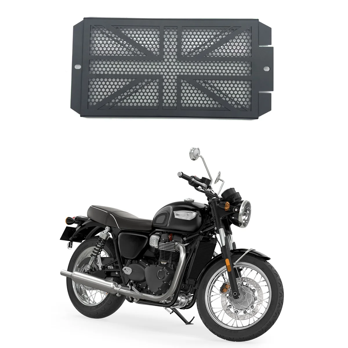 Motocicleta Radiador Guarda Grille Cover, Proteção para Triumph Bonneville T100 T120 Bobber Street Scrambler