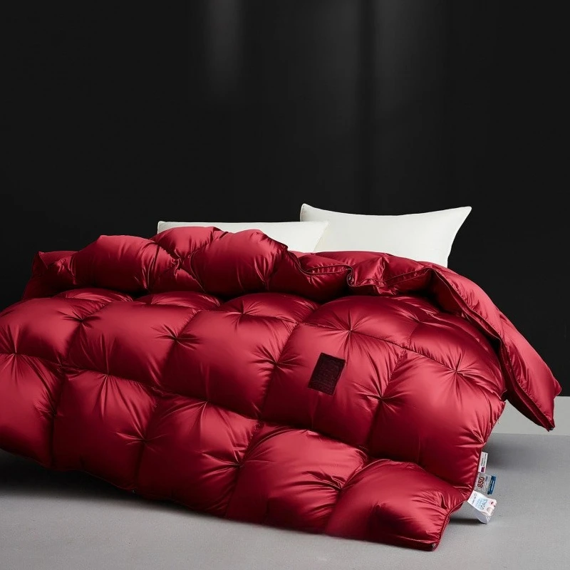 120 high-end 95% Siberian white goose down quilts winter quilts core warm light luxury silent goose down quilts