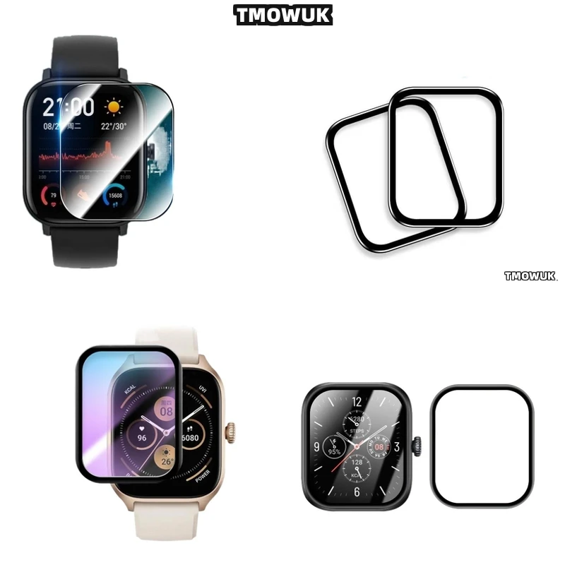 

High Durability Screen Protector For Amazfit BIP 3 5 6 U Pro Active Unity GTS 2E 2 3 4 MINI, Long Lasting.