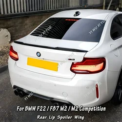 For Bmw F22 F87 M2 220i 230i 228i 235i M235i M240i M2 Car CS Style Rear Trunk Spoiler Rear Roof Lip  Spoiler Tail Wing Bodykits
