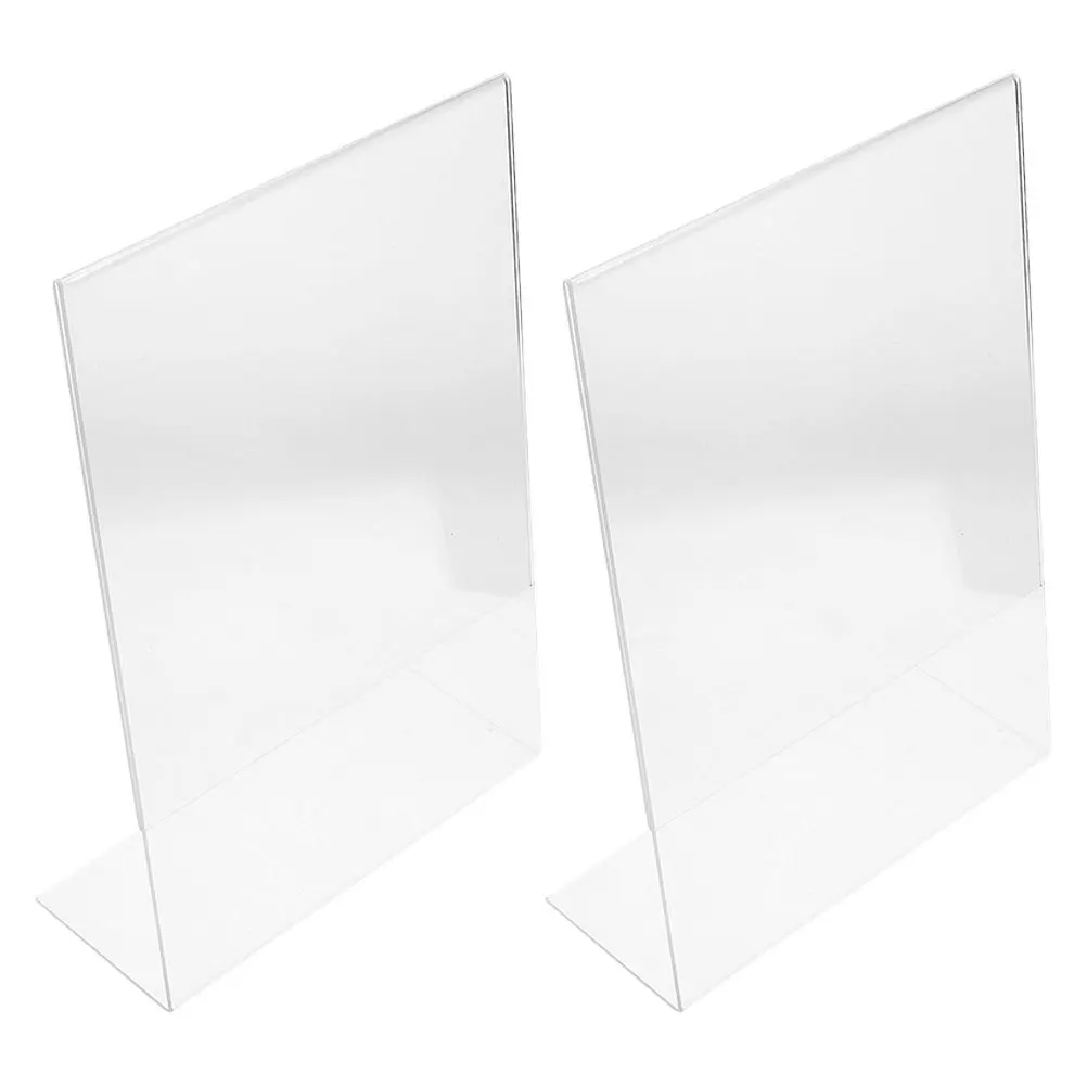 2Pcs Acrylic Transparent Writing Desktop Drawing Board Rack Adjustable Angle Portable Reading Support