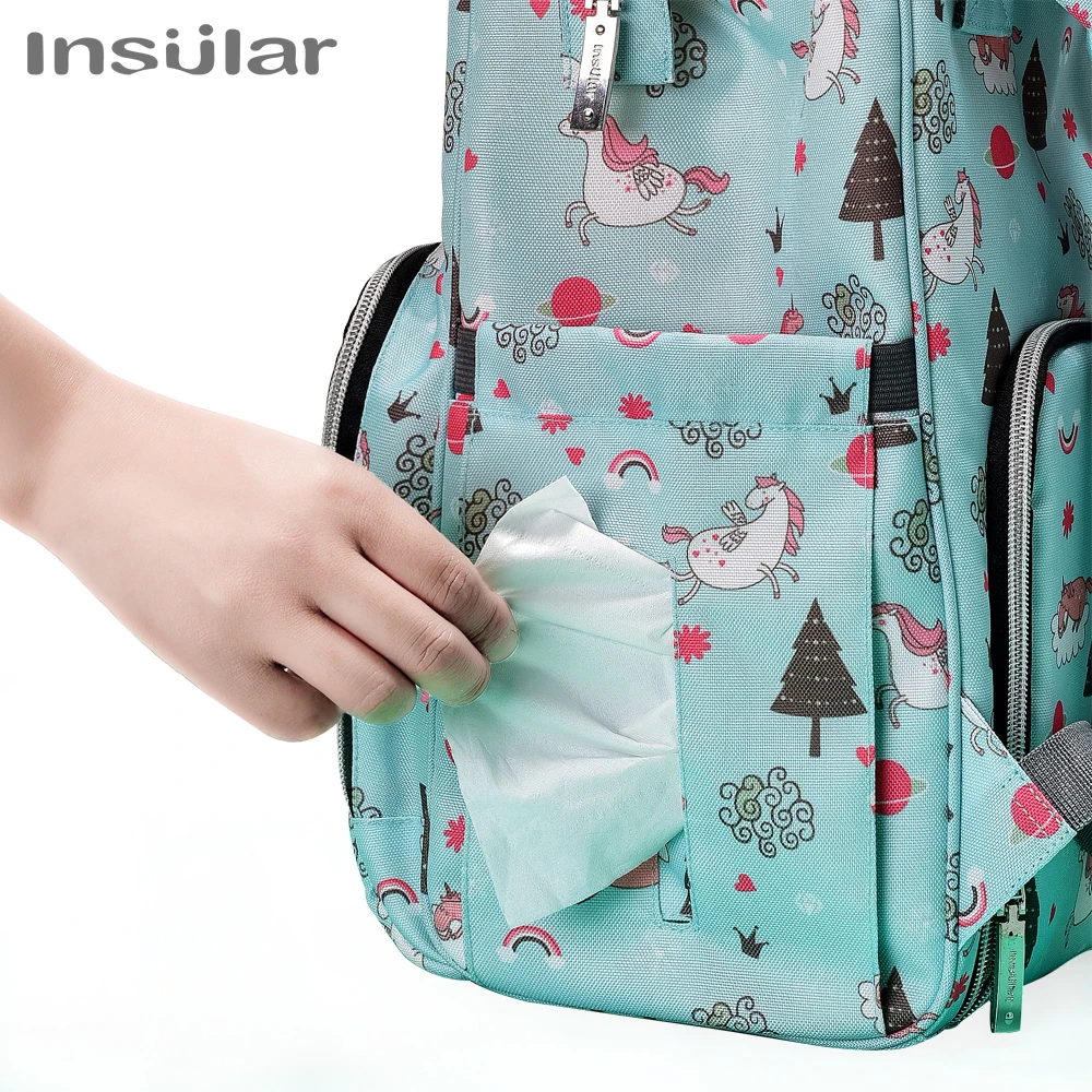 Insular Baby Diaper Mom Mummy Bags Maternal Stroller Bag Nappy Backpack Maternity Organizer Travel Hanging For Baby Care