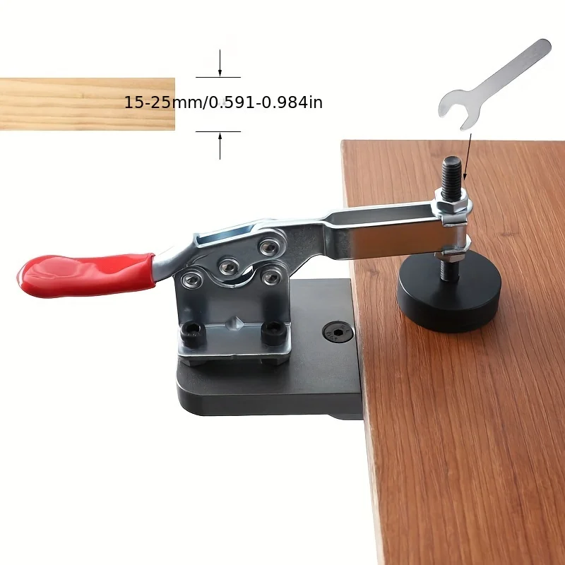 35mm Hinge Boring Jig Kit - Concealed Hinge Drilling Guide Jig - Aluminum Alloy Hinge Hole Opener Template Puncher Locator image 6