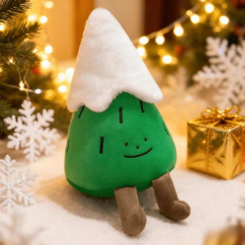 Christmas Tree Plush Pillow Soft Fir Tree Decoration Holiday Home Decor Gift