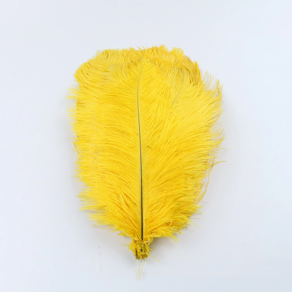 

10pcs Ostrich Golden Yellow Mask Trimming Party Costume Home Wedding Decorations