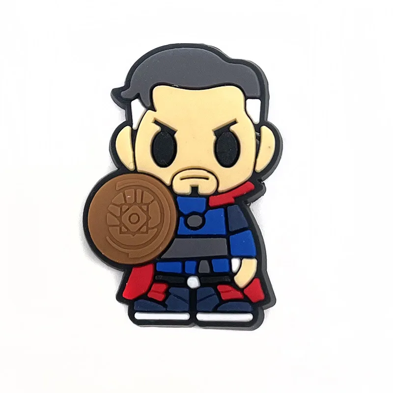 Hot Toys Disney Jibz 30pcs Marvel Superhero PVC Shoes Charms Cartoon Sandals Accessories Clogs Decorations Boy Kids Gifts image 2