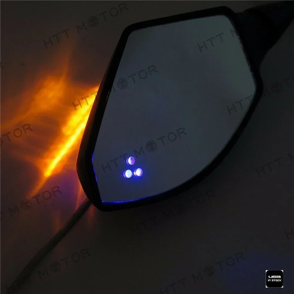 

LED Turn Signal Mirrors for 2003-2012 Honda CBR 600RR 2004-2007 CBR1000RR Gloss Black Motorcycle Parts