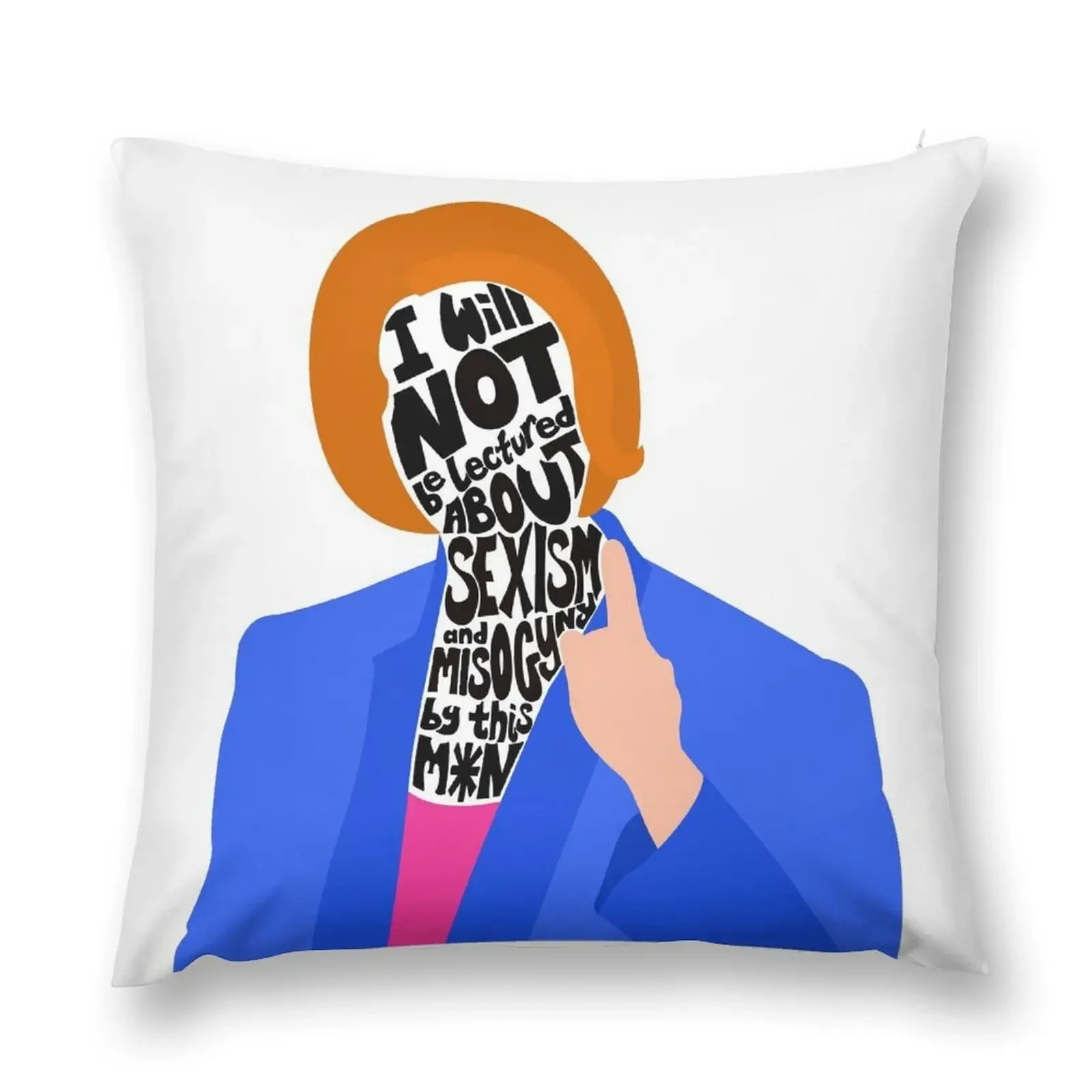 

I will NOT be lectured Throw Pillow New year Christmas Pillow Covers pillow