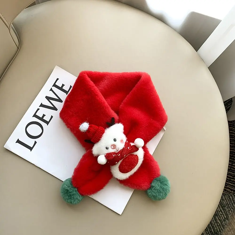 Nette Outdoor Geschenk Pompom Baby Winter Schal Kragen Schal Kinder Hals Wärmer Kinder Schals Wrap Weihnachten Schal
