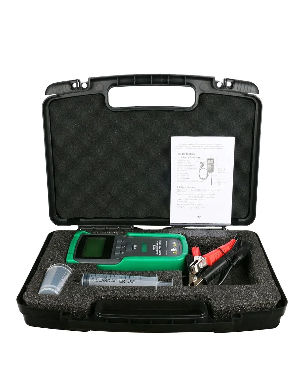 DY23F Digital Refractometer 12V DC Car Diagnostic Instrument Brake Fluid Boiling Point Tester