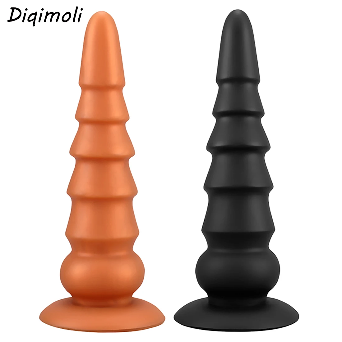 Liquid Silicone Oversized Pagoda Anal Plug Dildos Big Butt Plug Soft Penis Anal Dilator Stimulate Vagina and Anus Sex Toys Dick