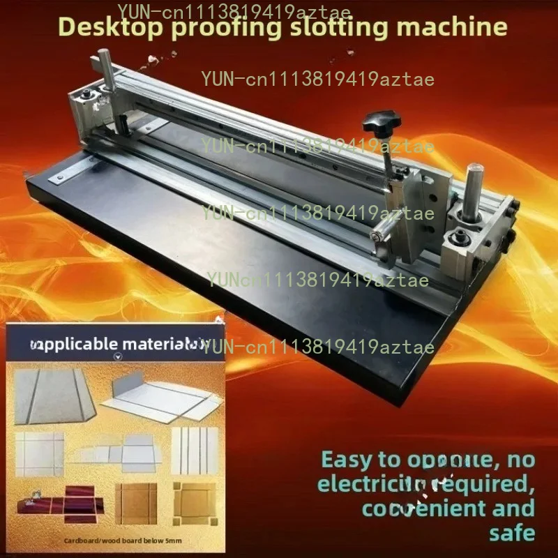 Mini Manual V-Slotting Sampling Machine For Gray Cardboard Gift Box Processing