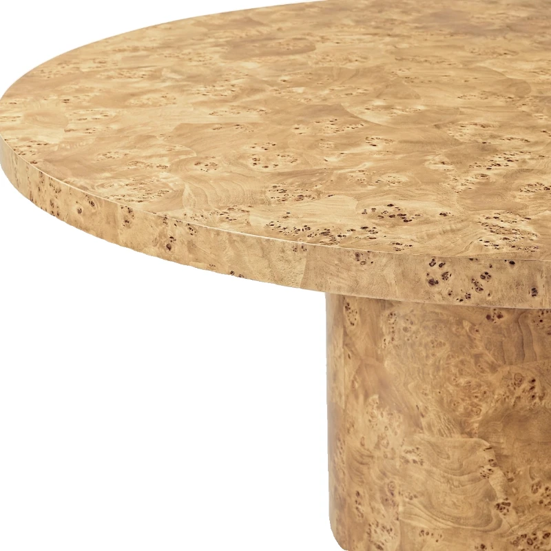 

Tumor Bark Craft Solid Wood Dining Table Round Dining Table Household Dining Table