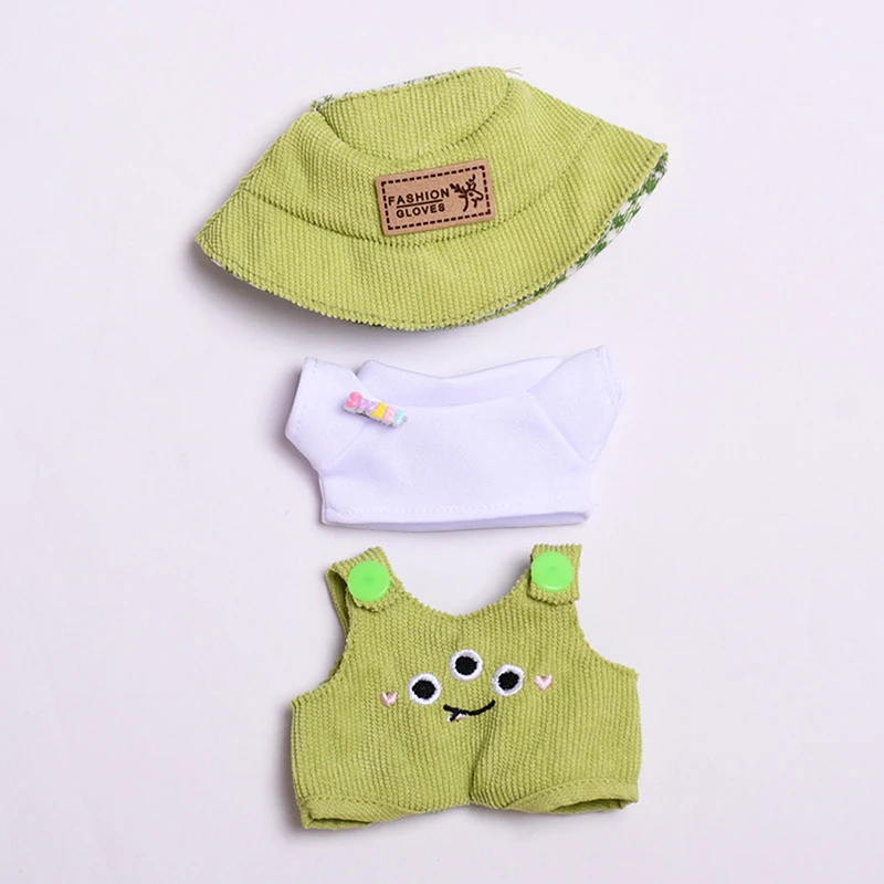 17cm Mini Plush Doll'S Clothes Outfit Accessories For Labubu Clothes Time To Chill Doll Clothes